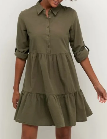 Rochie scurta Kaffe, verde