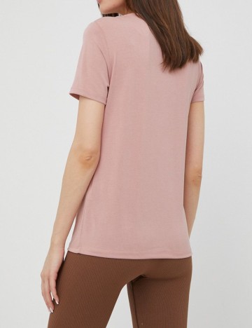 Tricou Pieces, roz