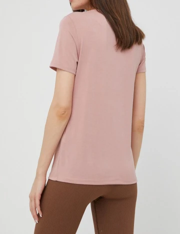 Tricou Pieces, roz