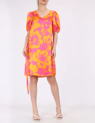 Rochie scurta Vila, roz Roz