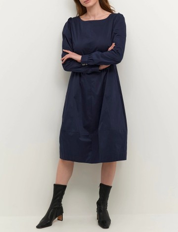 Rochie medie Culture, bleumarin