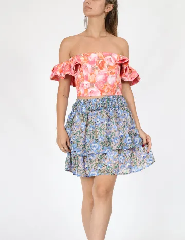 Fusta Vila, floral Floral print