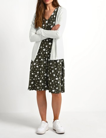 Cardigan Kaffe, alb