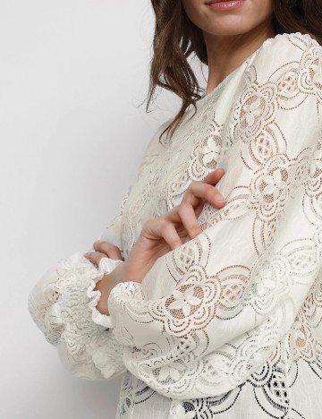 Bluza Kaffe, alb