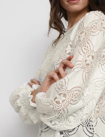 Bluza Kaffe, alb Alb