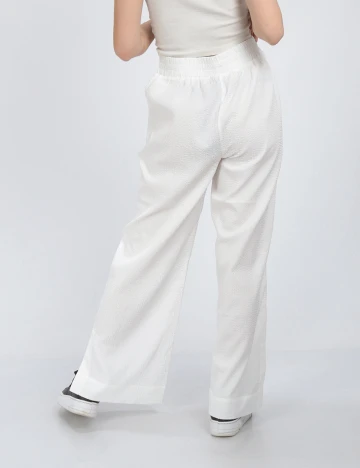 Pantaloni Vero Moda, alb Alb