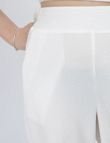 Pantaloni Vero Moda, alb Alb