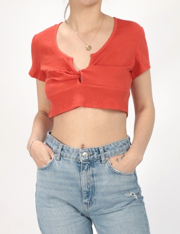 Top Vero Moda, portocaliu, M
