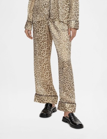 Pantaloni de pijama Y.A.S, animal print