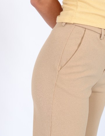 Pantaloni Vero Moda, maro deschis