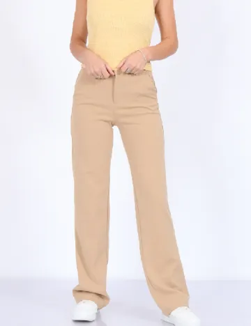 Pantaloni Vero Moda, maro deschis Maro