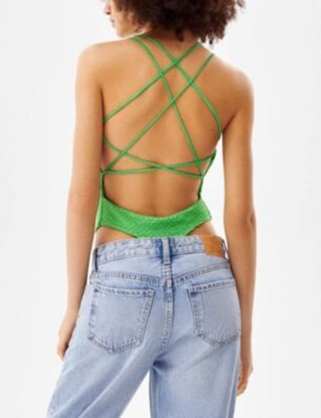 Body Bershka, verde