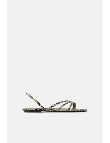 Sandale Zara, animal print, 37