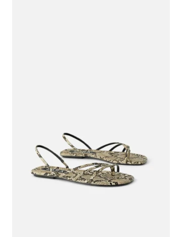 Sandale Zara, animal print