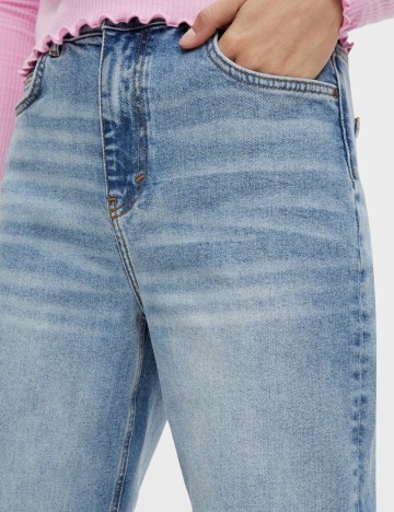 Blugi Pieces, albastru