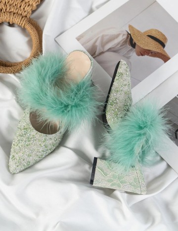 Pantofi SHEIN, turcoaz