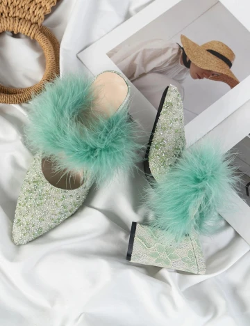 Pantofi SHEIN, turcoaz