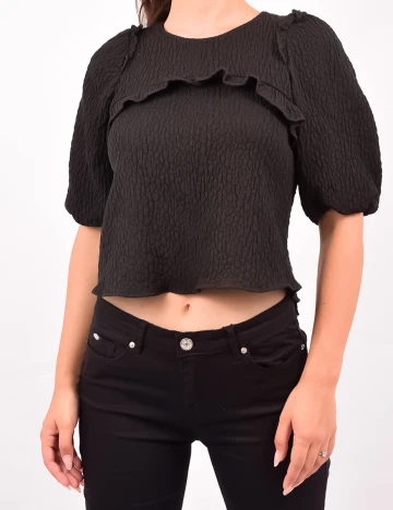 Top Zara, negru Negru