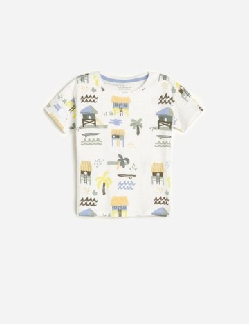 Tricou Reserved, alb