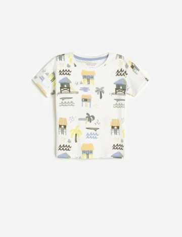Tricou Reserved, alb