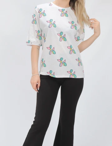 Tricou Reserved, alb