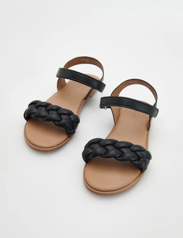 Sandale Reserved, negru Negru