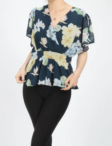 Bluza Vila, floral Floral print