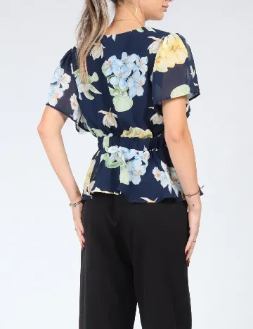 Bluza Vila, floral Floral print