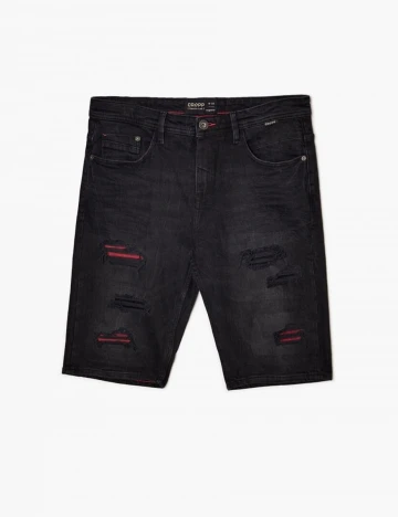 Pantaloni scurti CROPP, negru Negru