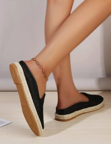 Espadrile SHEIN, negru