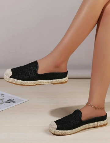 Espadrile SHEIN, negru