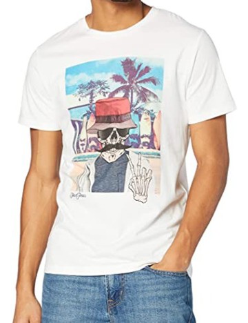 Tricou Jack & Jones, alb, XS