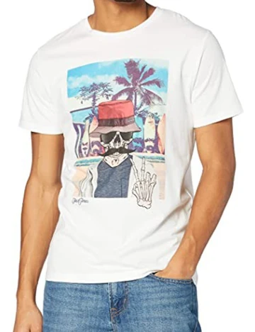 Tricou Jack & Jones, alb