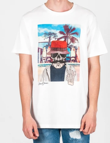 Tricou Jack & Jones, alb