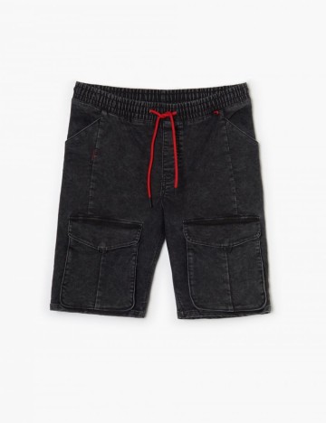 Pantaloni scurti CROPP, negru