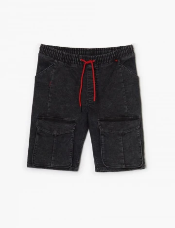 Pantaloni scurti CROPP, negru Negru