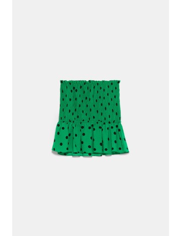 Fusta Zara, verde, L
