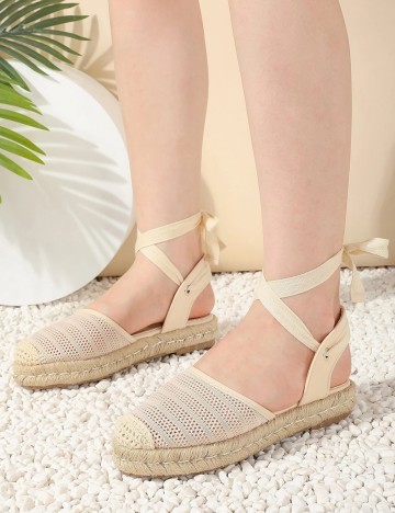 Espadrile SHEIN, crem