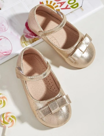 Pantofi Shein Kids, auriu