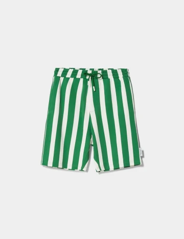 Pantaloni scurti Bershka, verde Verde