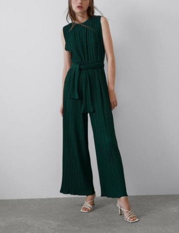 Salopeta Zara, verde inchis