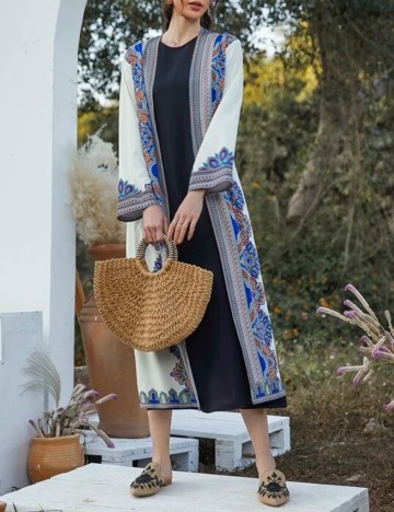 Kimono SHEIN, ecru