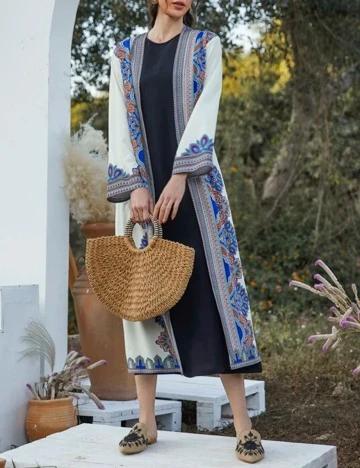 Kimono SHEIN, ecru