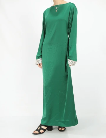 Rochie lunga SHEIN, verde Verde