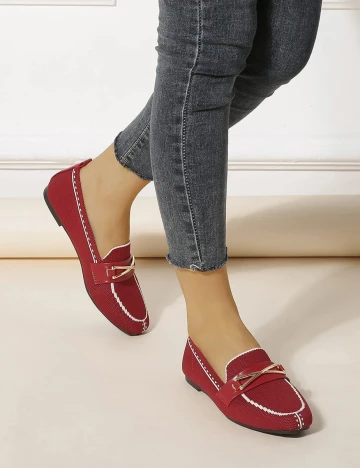 Mocasini SHEIN, grena