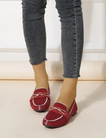 Mocasini SHEIN, grena