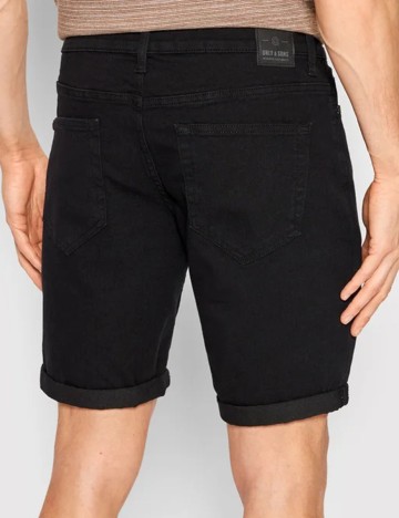 Pantaloni scurti Only, negru