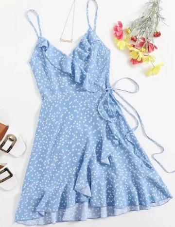 Rochie scurta SHEIN, albastru