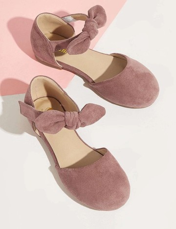 Pantofi Shein Kids, roz pudra inchis, 30