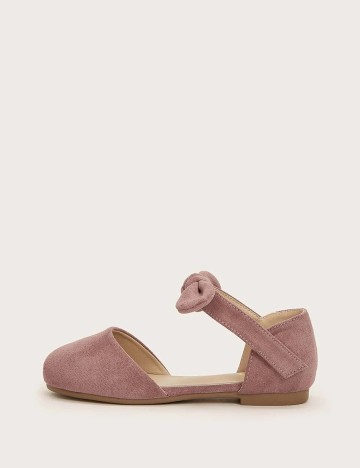 Pantofi Shein Kids, roz pudra inchis